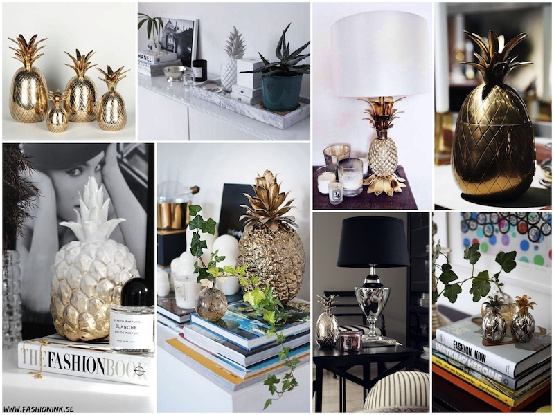 Pineapple interior details