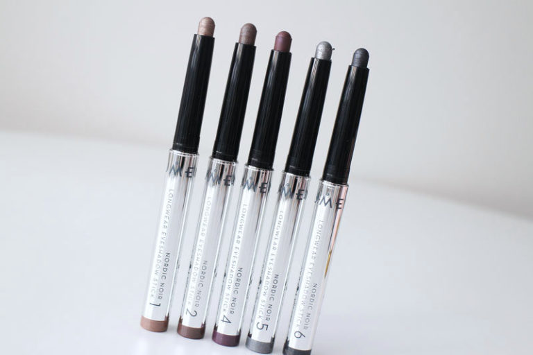 Lumene Nordic Noir Longwear Eyeshadow Stick Fashionink Swatches