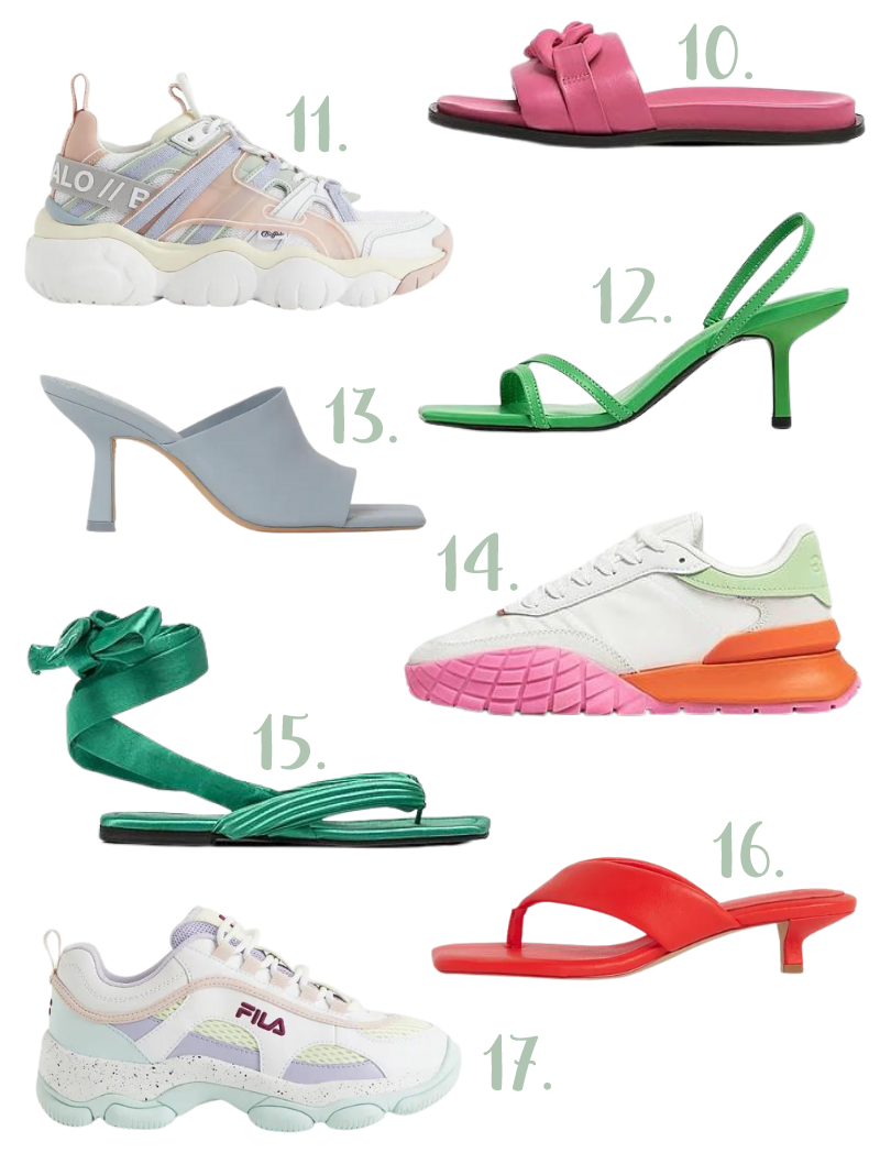 Colorful shoes är ett måste på fötterna SS22!