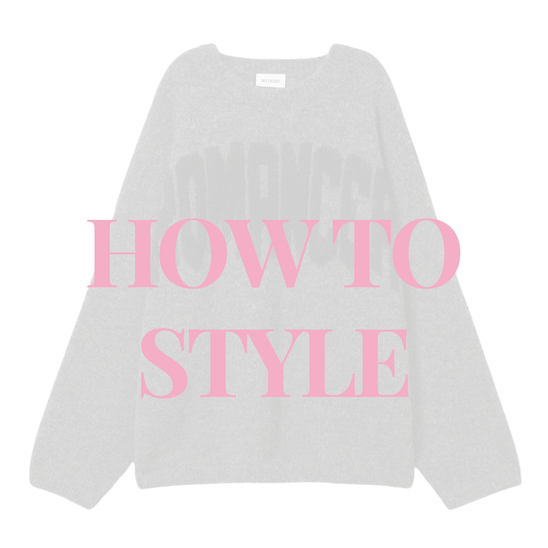 How to Style: den stickade tröjan